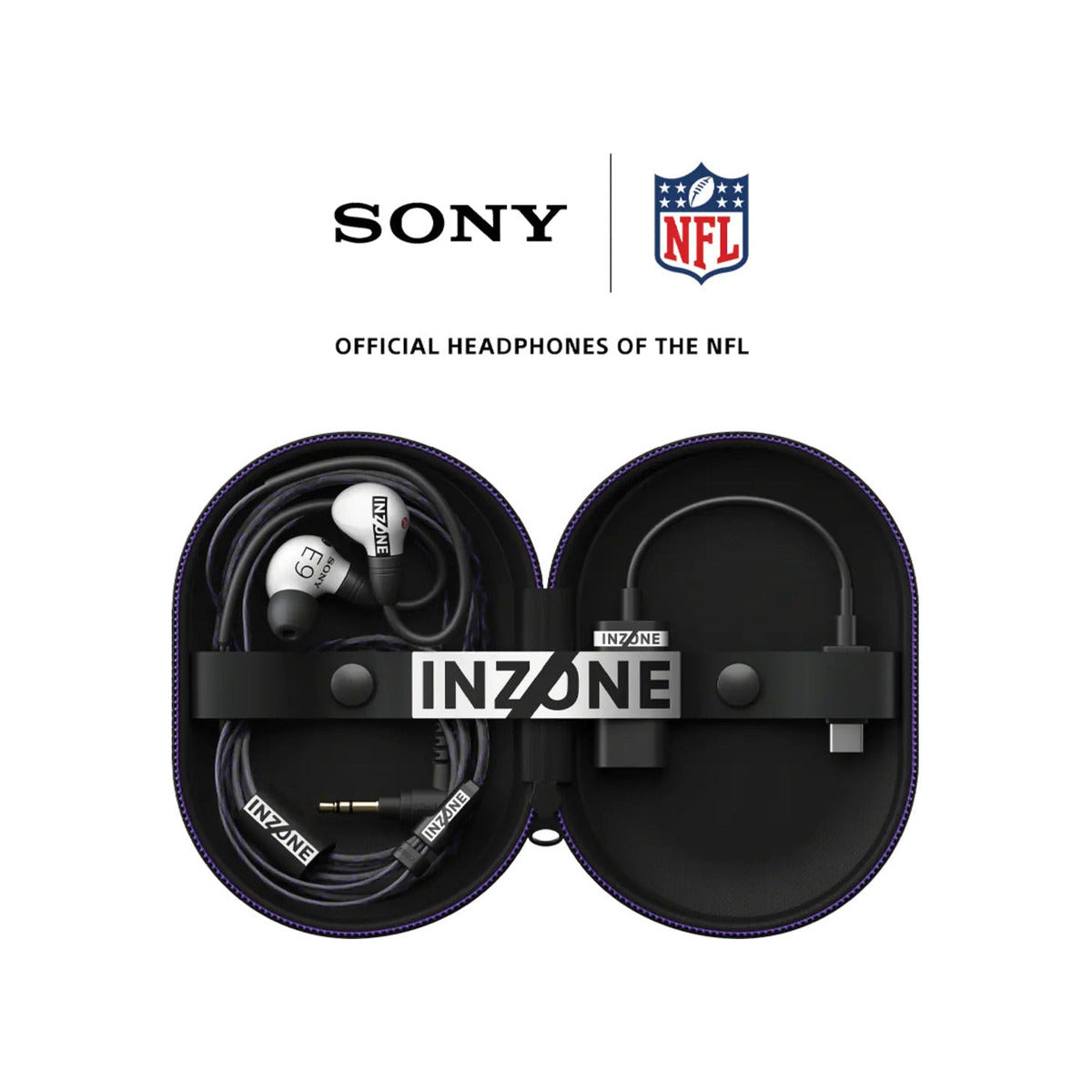 Sony INZONE E9 Wired In-Ear Monitor for Gaming - White