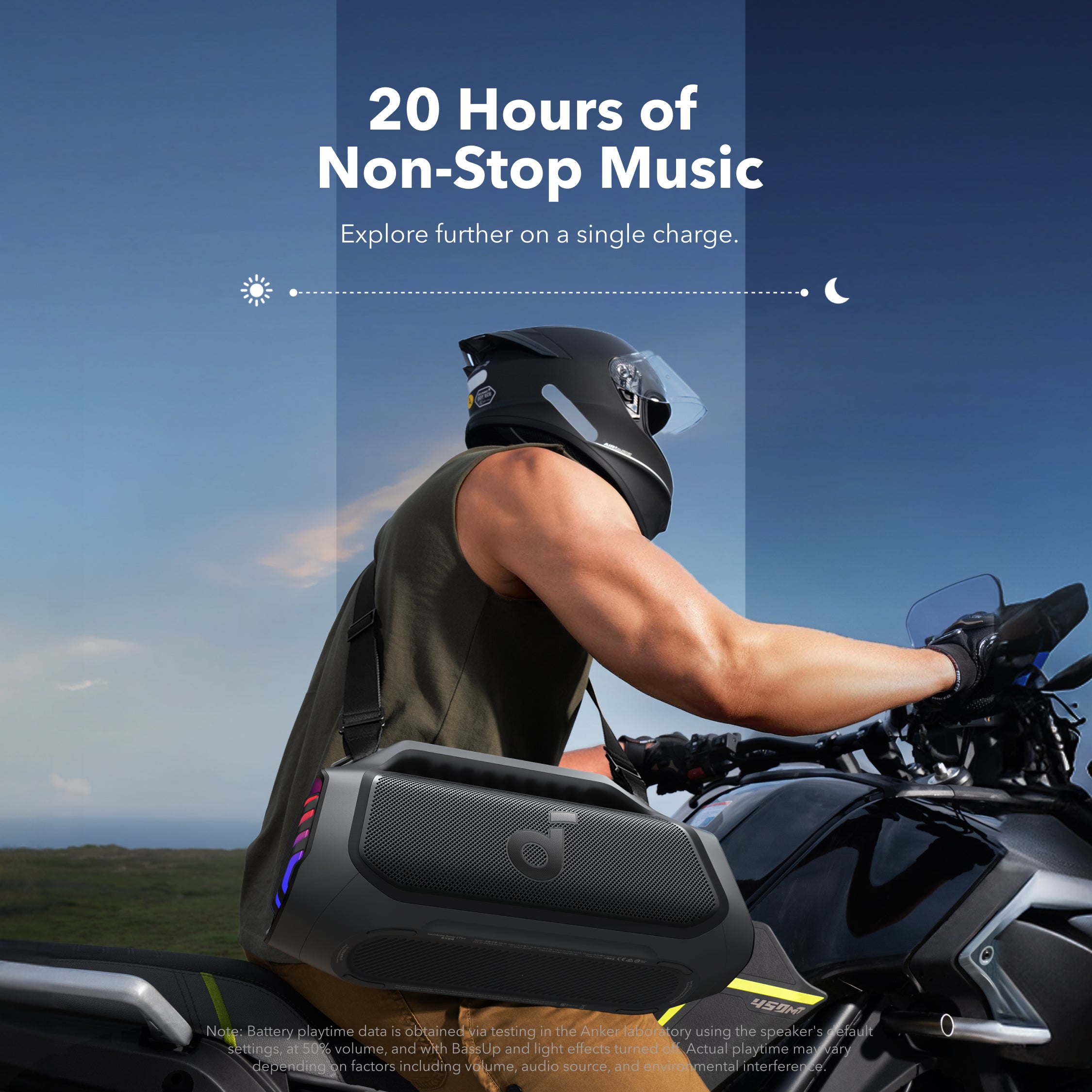 Soundcore Boom 2 Plus Outdoor Bass Bluetooth Speaker Phantom Black