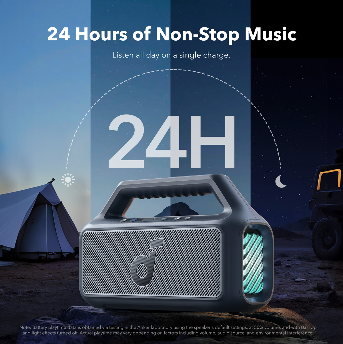 Soundcore Boom 2 Portable Bluetooth Speaker Explorer Blue