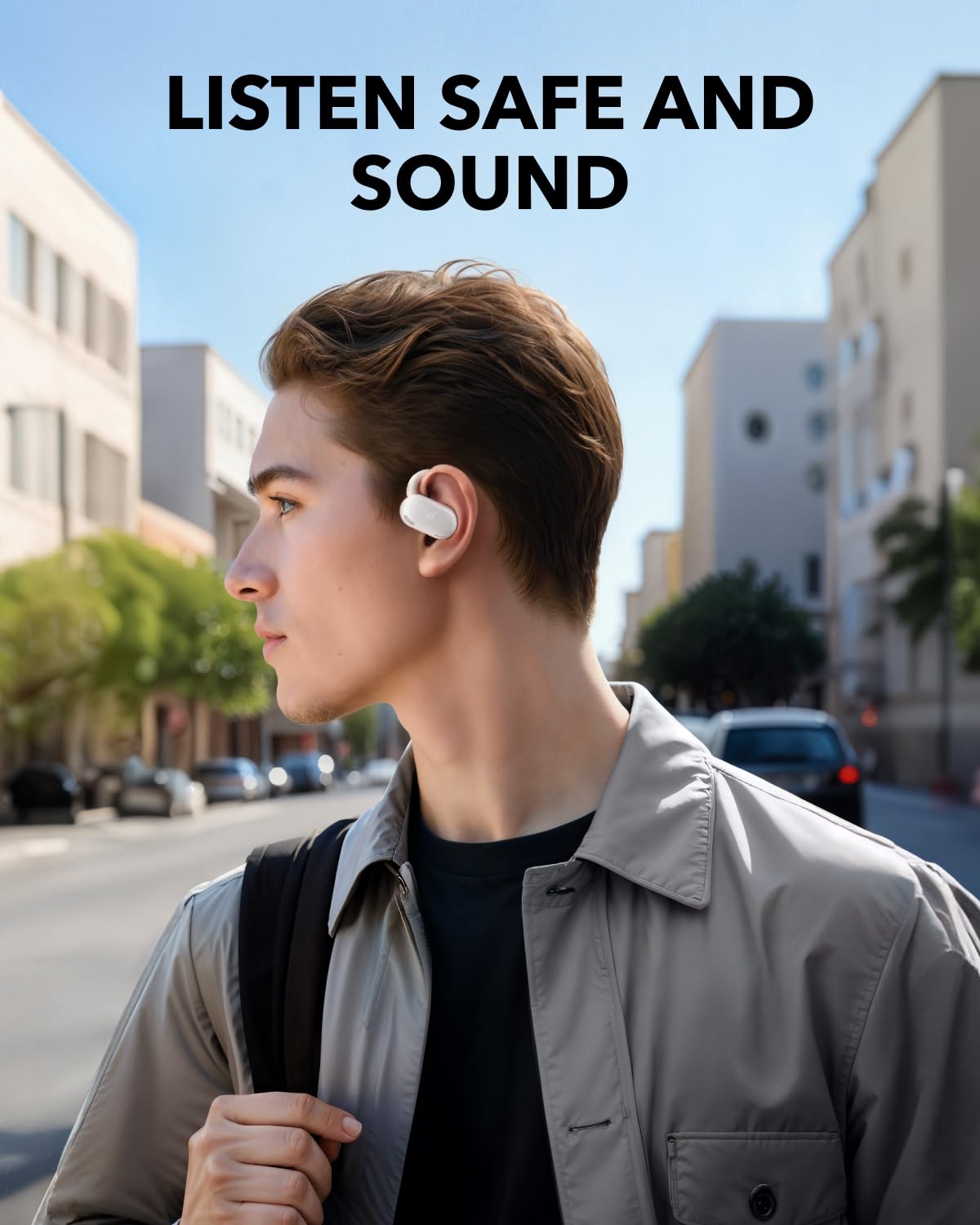 Soundcore V20i Open-Ear Earbuds White