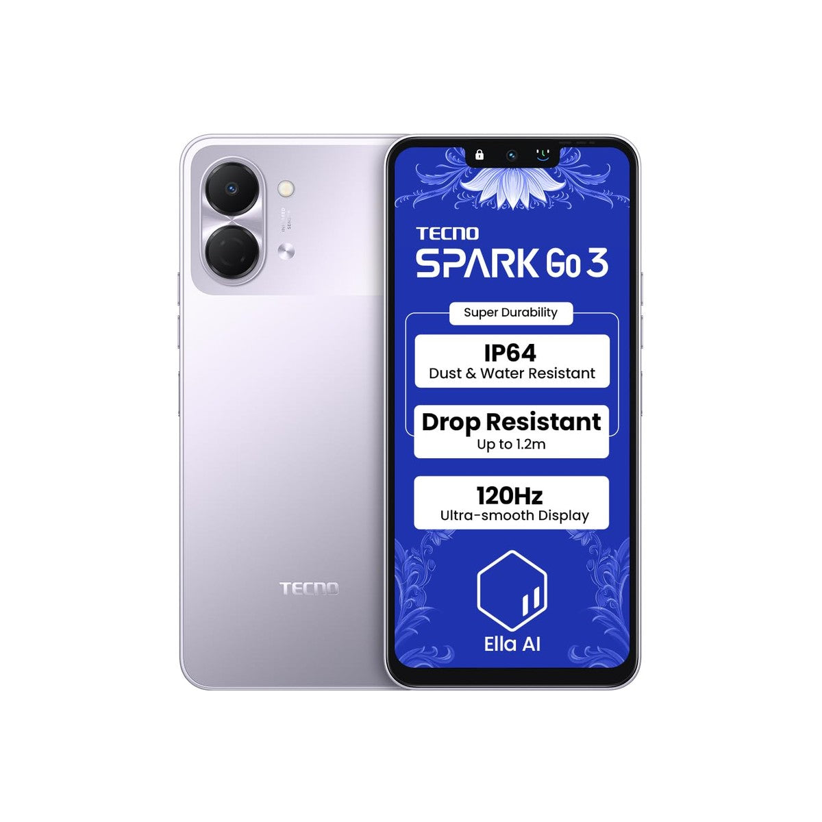 Tecno Spark Go 3 Aurora Purple