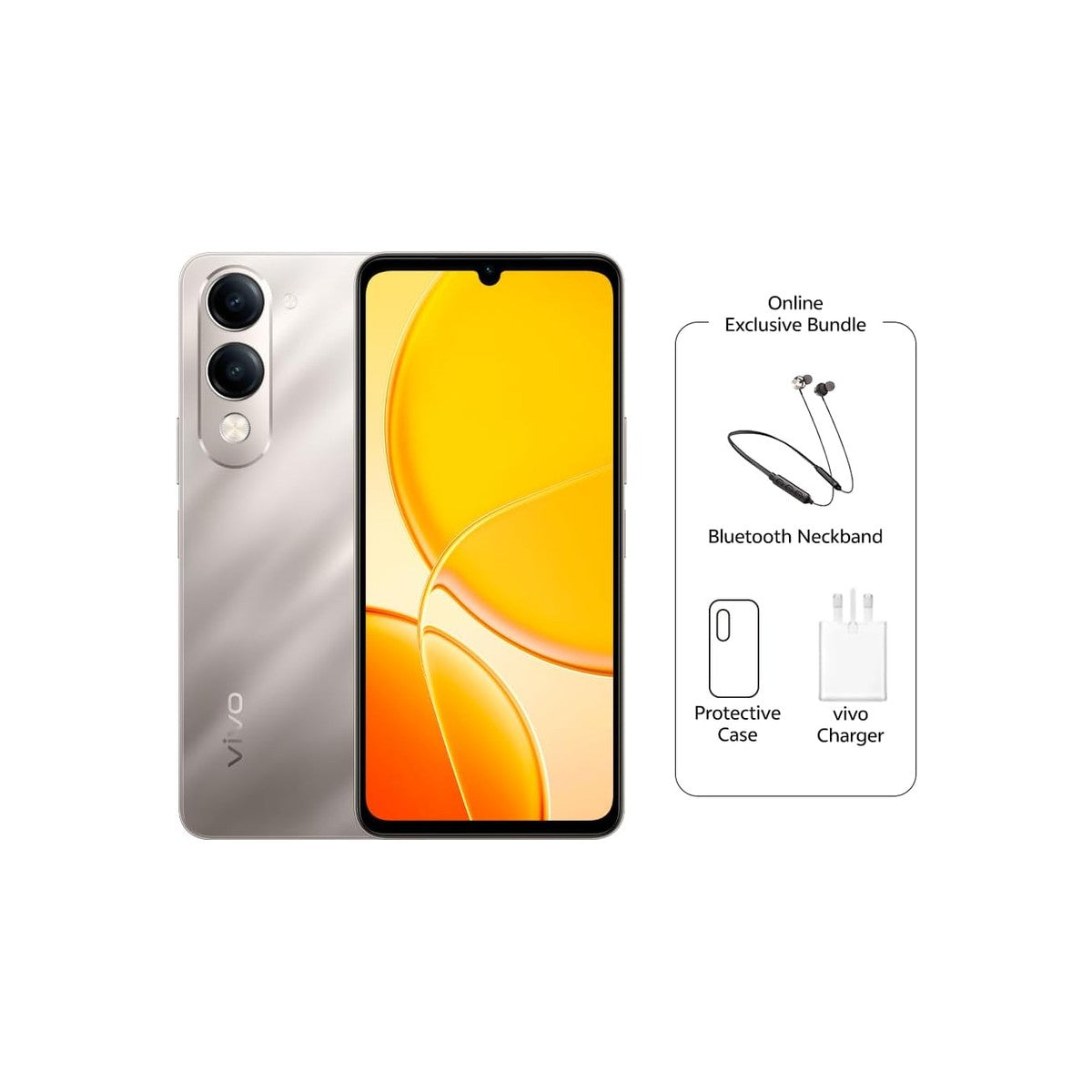 Vivo Y04 Titanium Gold