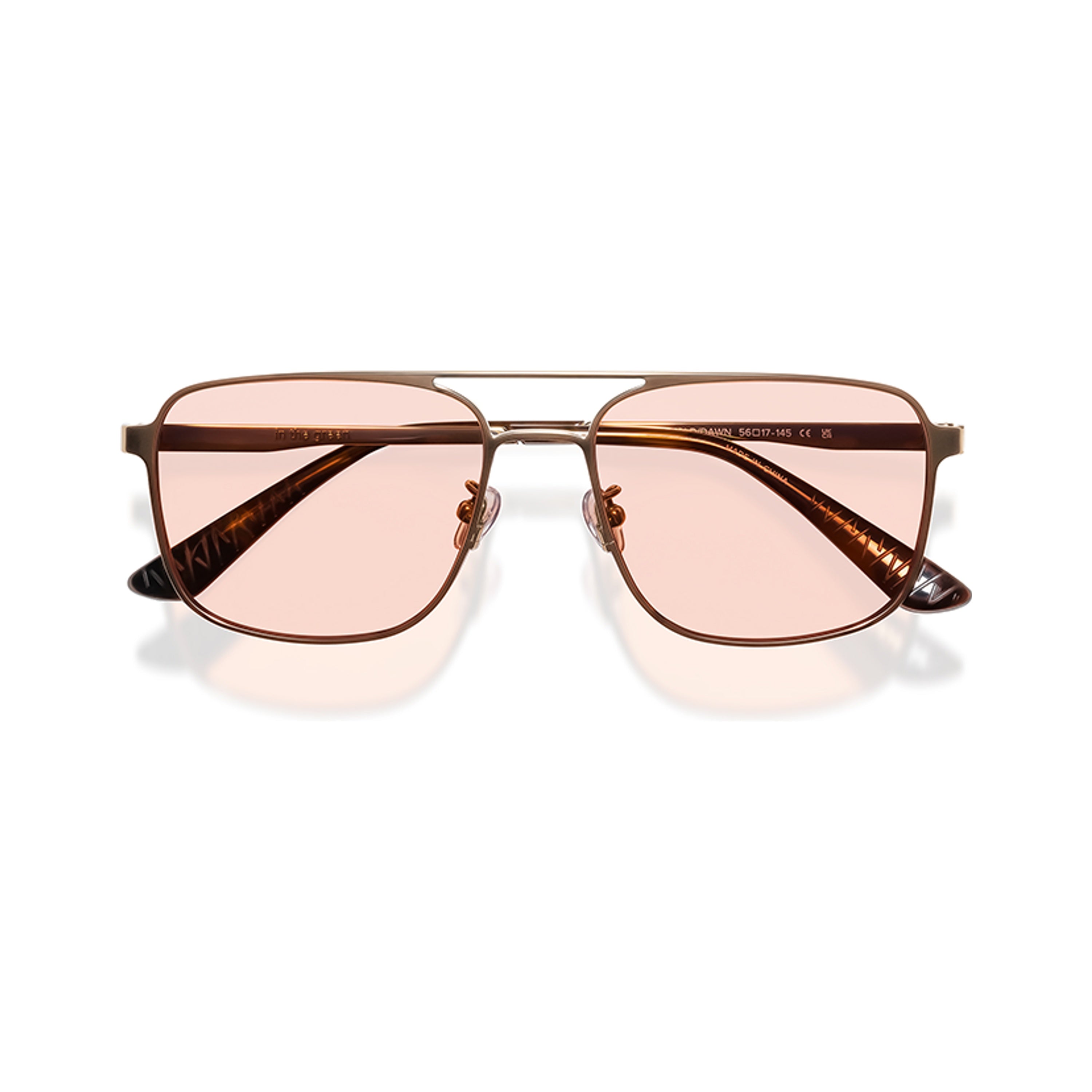 WHOOP Blue Light Glasses Drift Light Gold With Evening Lenses