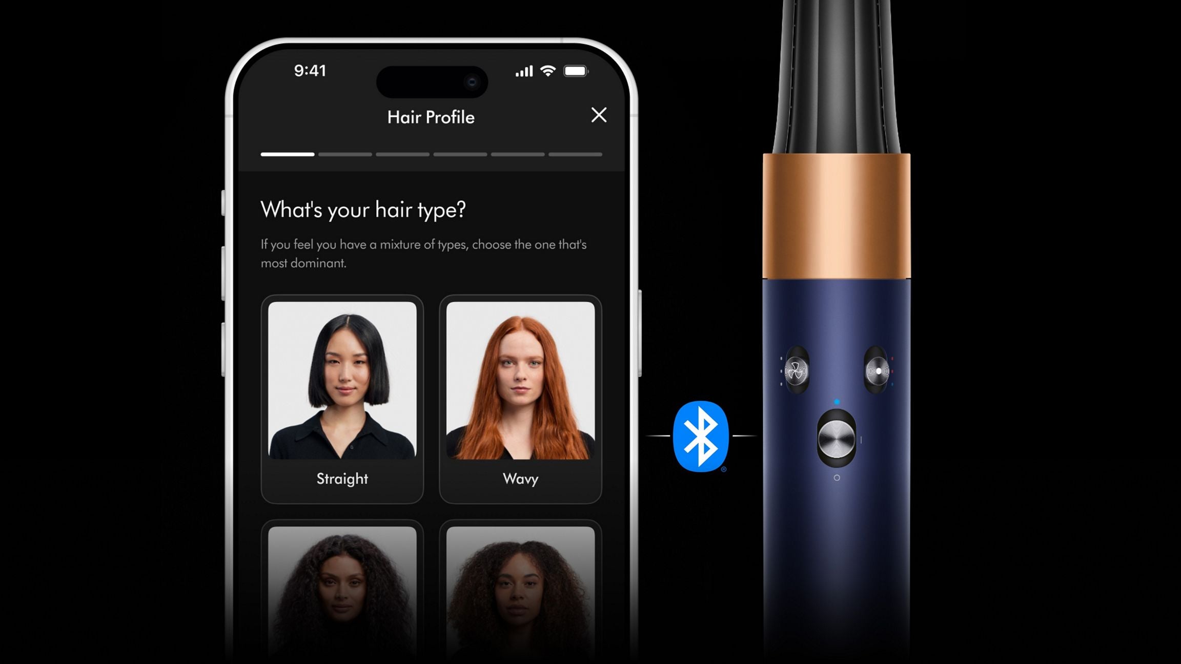 Dyson Airwrap i.d.™ multi-styler and dryer Straight+Wavy (Prussian Blue/Rich Copper)