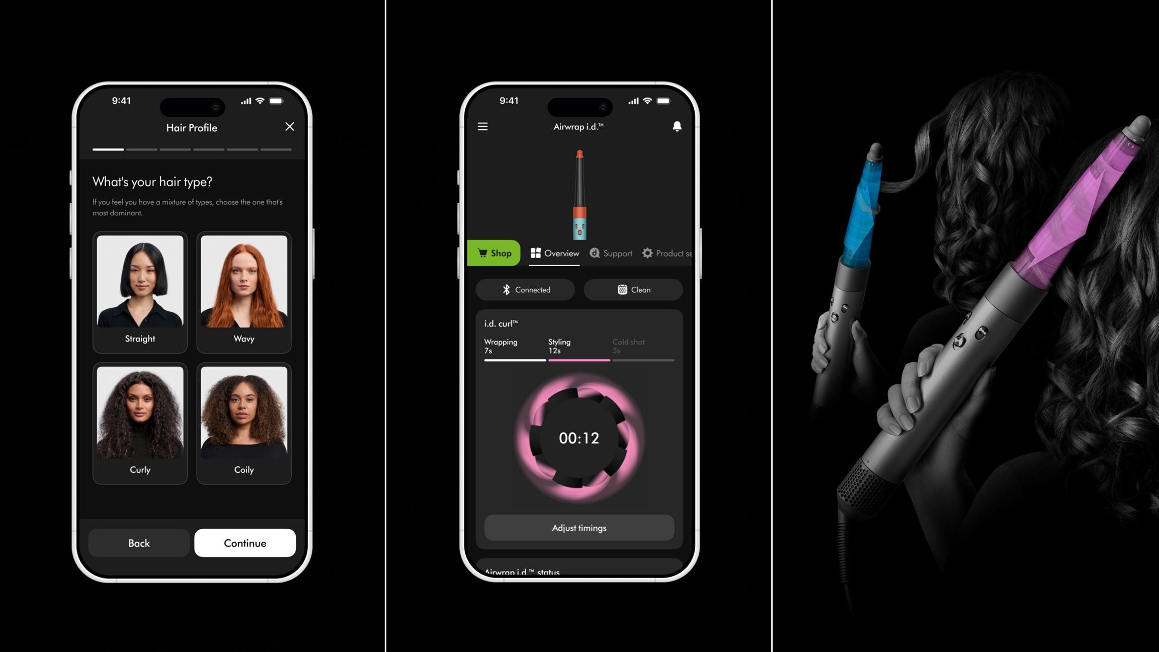 Dyson Airwrap i.d.™ multi-styler and dryer - Straight+Wavy (Jasper plum)