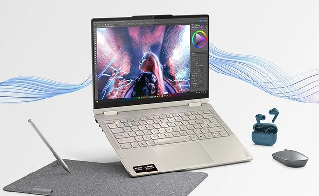 Lenovo Yoga 7 2-in-1 14AKP10 AMD Ryzen AI 7 3500U 32GB RAM 1TB SSD 14-inch OLED Laptop