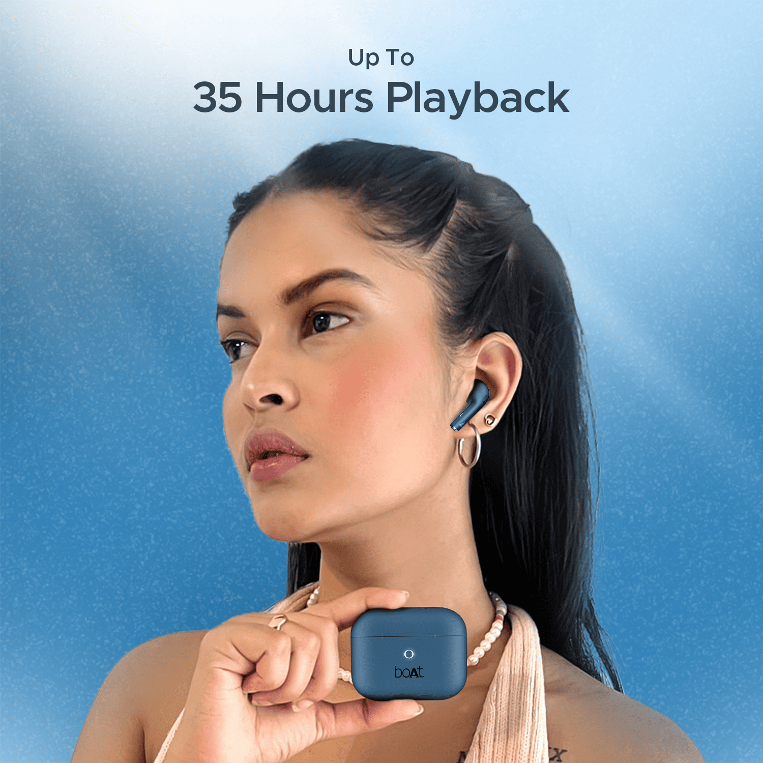 boAt Airdopes Alpha True Wireless Earbuds Deep Blue