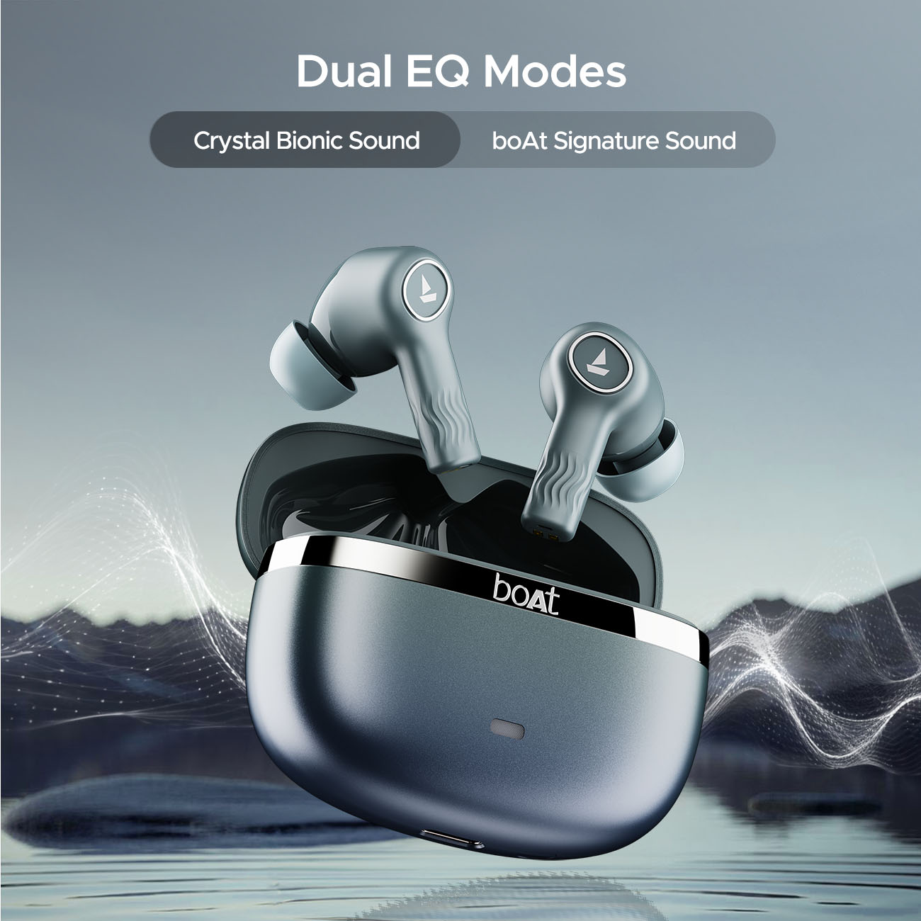 boAt Nirvana Ion ANC Wireless Earbuds Blazing Comet