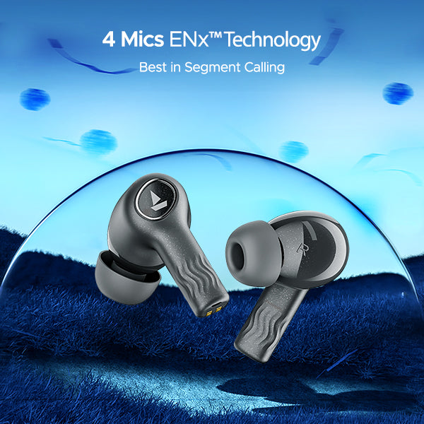 boAt Nirvana Ion ANC Wireless Earbuds Crystal Black