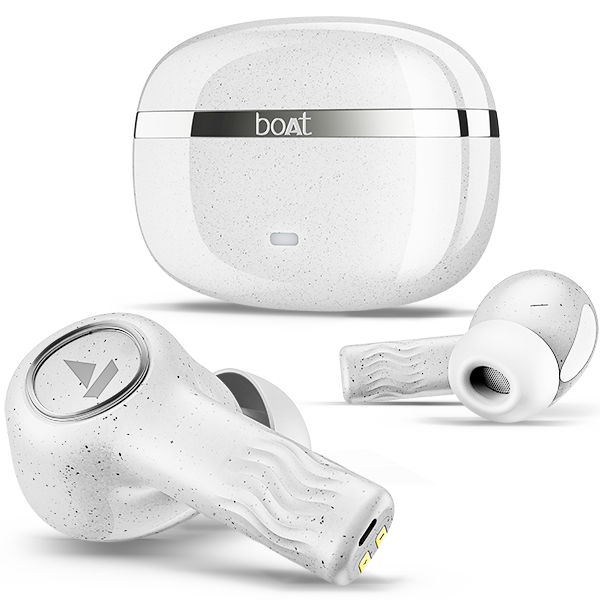 boAt Nirvana Ion ANC Wireless Earbuds Quartz White