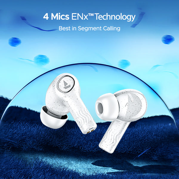 boAt Nirvana Ion ANC Wireless Earbuds Quartz White