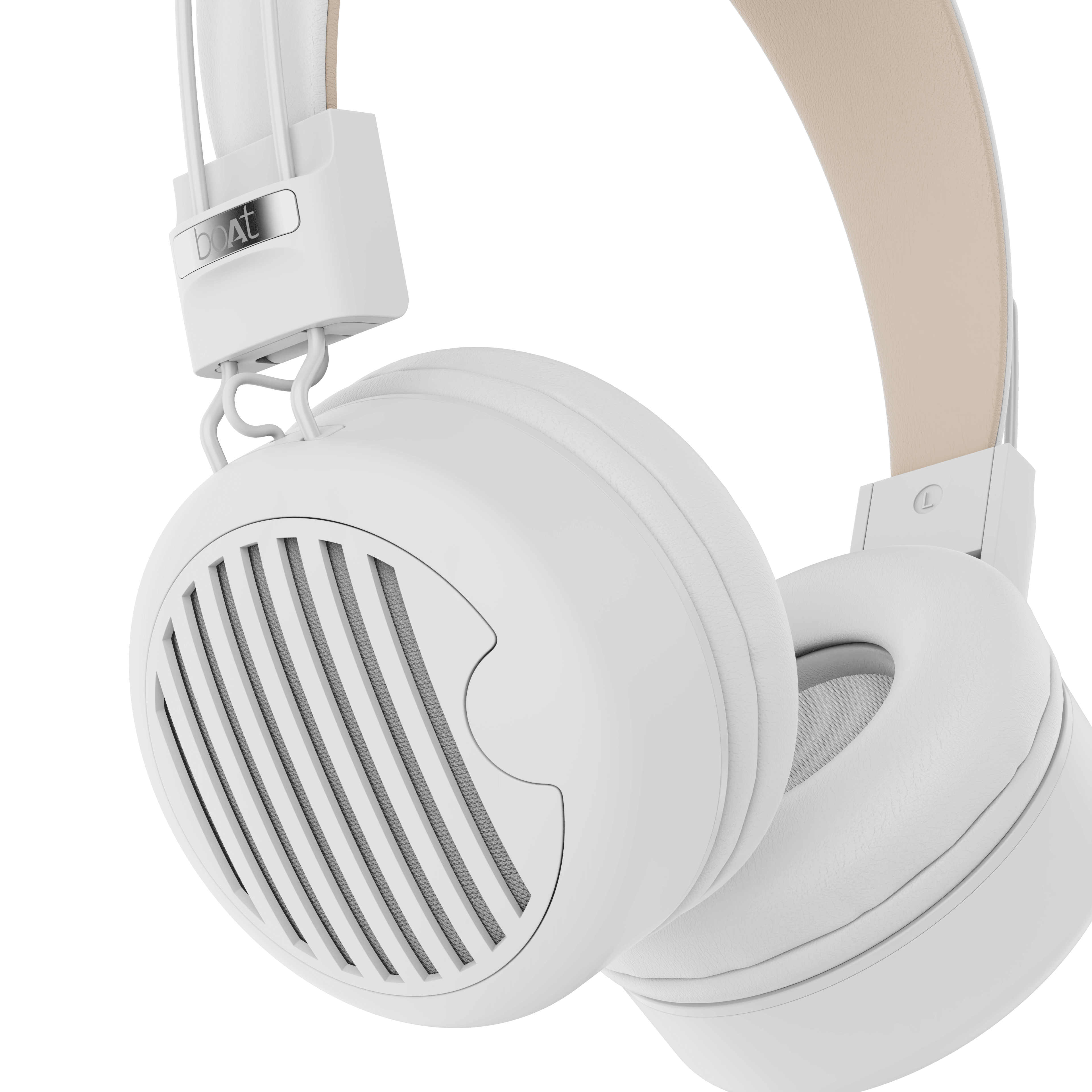 boAt Rockerz 400 Pro Wireless Headphones White Beige