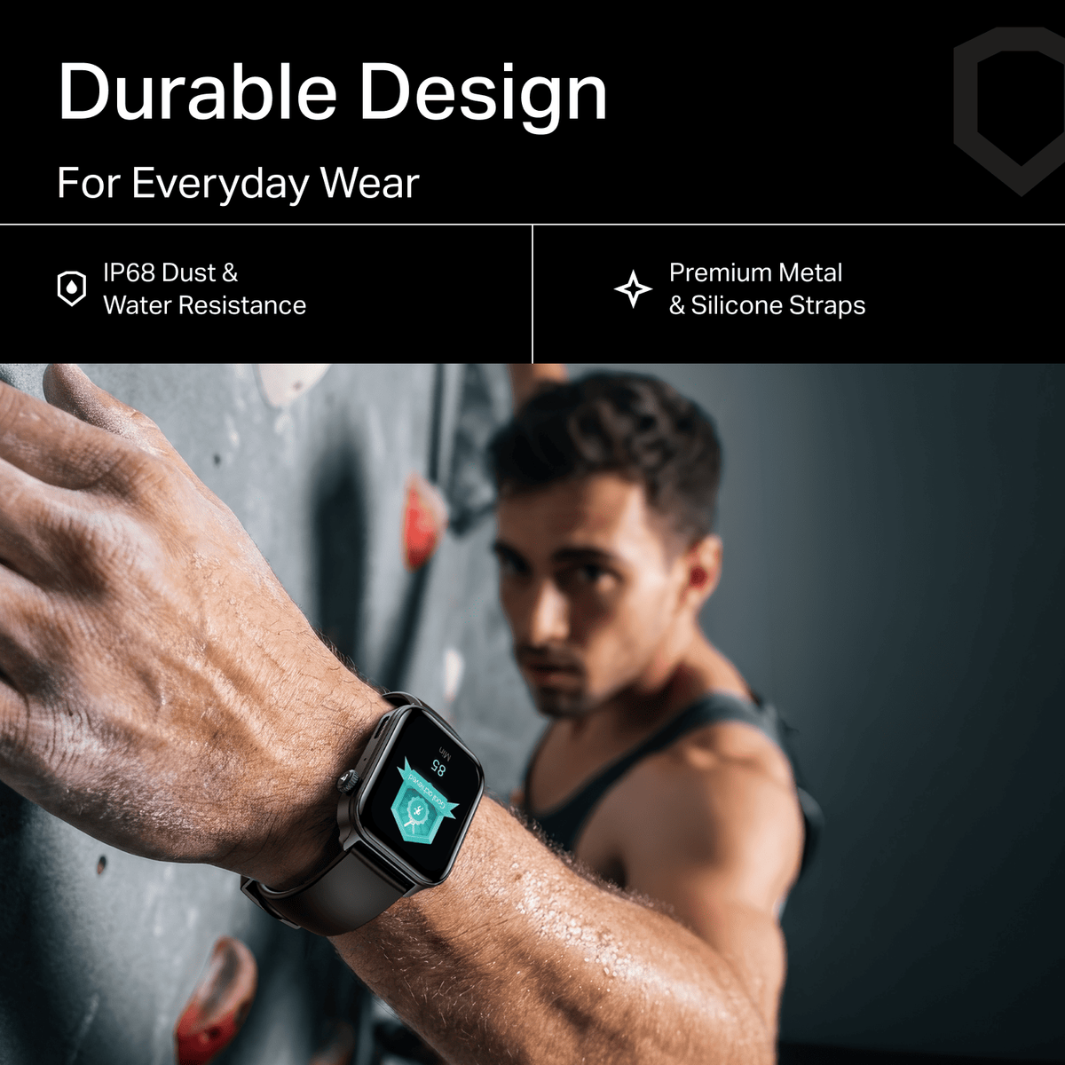 boAt Storm Call 4 Smartwatch Active Black
