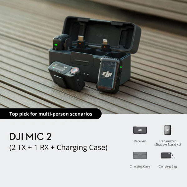 DJI Mic 2 - Dual Wireless Microphone