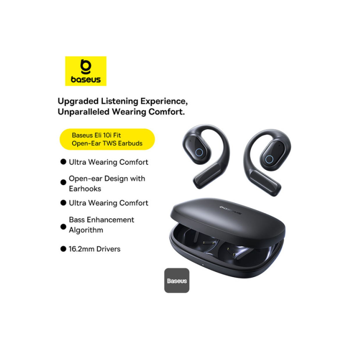 baseus-eli-10i-fit-open-ear-tws-earbuds Black