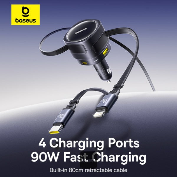 baseus-enjoyment-max-90w-car-charger Black