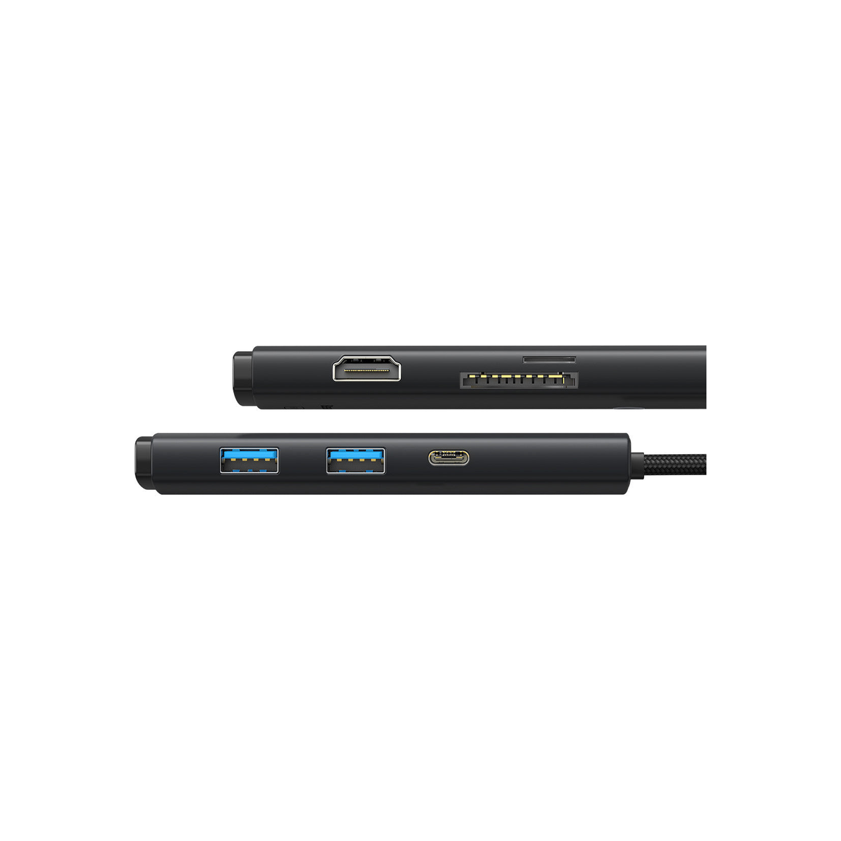 baseus-flite-6-port-hub-docking-station Black