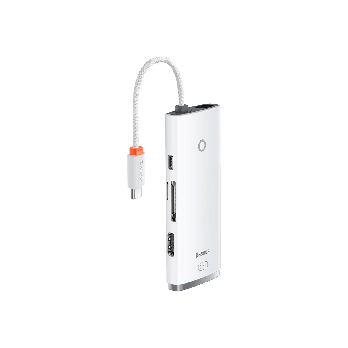 baseus-flite-6-port-hub-docking-station White