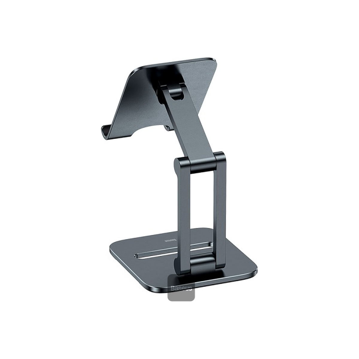 baseus-biaxial-foldable-metal-stand-phone Space Grey