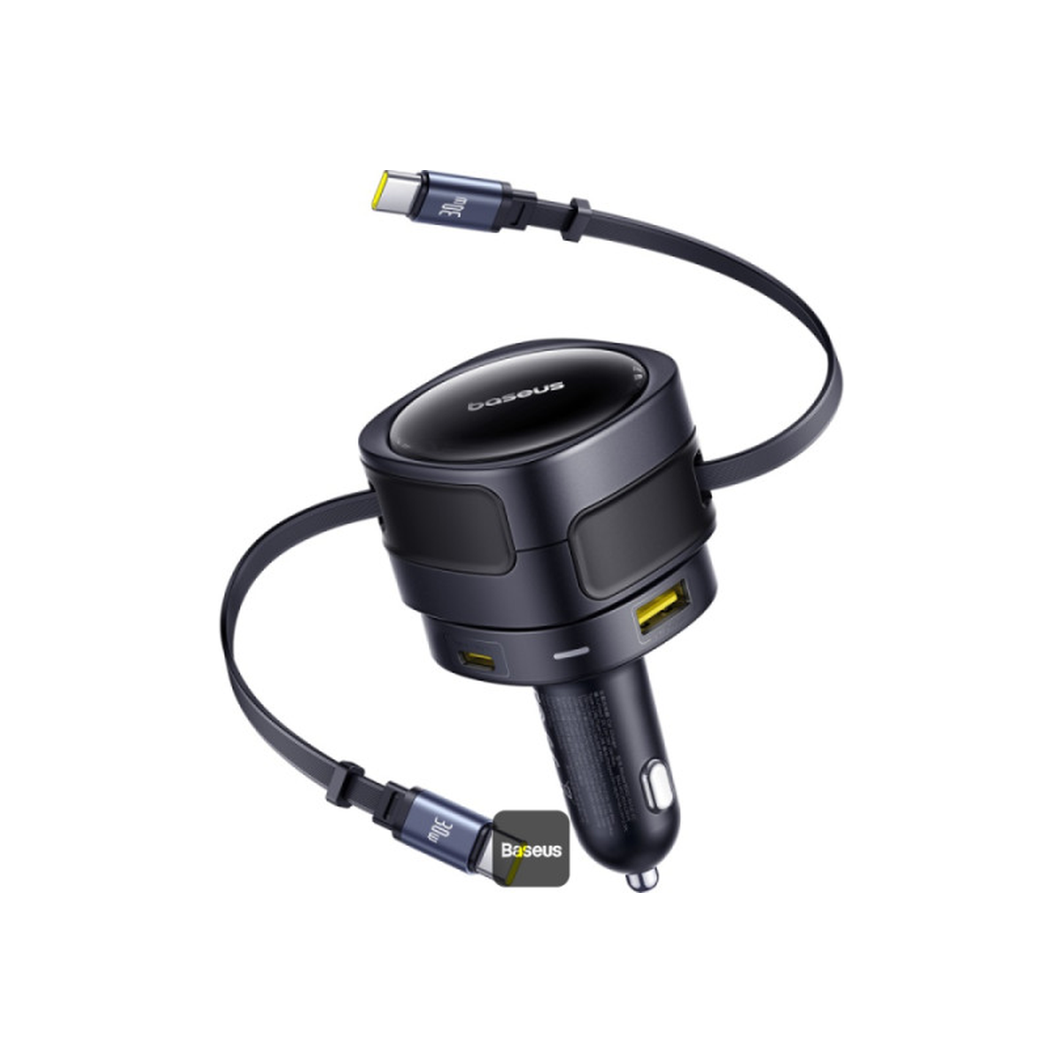 baseus-enjoyment-max-90w-car-charger Black