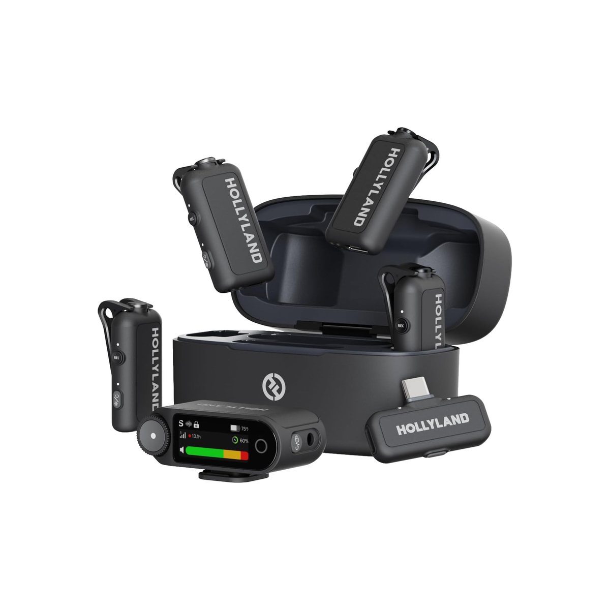 Hollyland Lark MAX 2 Wireless Microphone Solo (1TX + Camera RX)