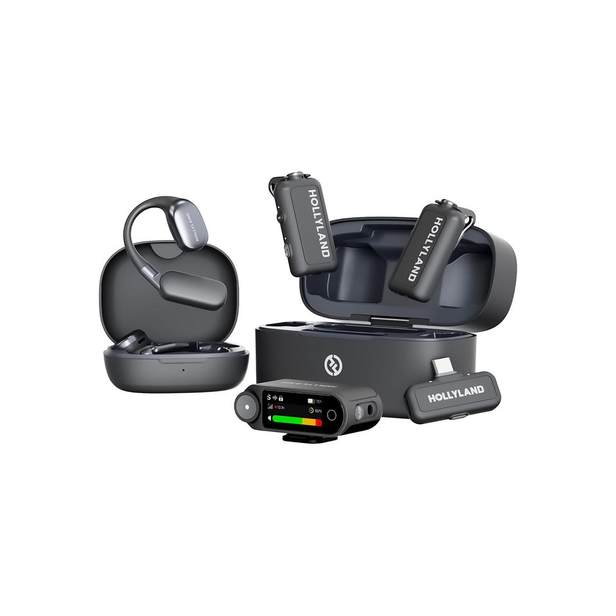 Hollyland Lark MAX 2 Wireless Microphone Solo (1TX + Camera RX)