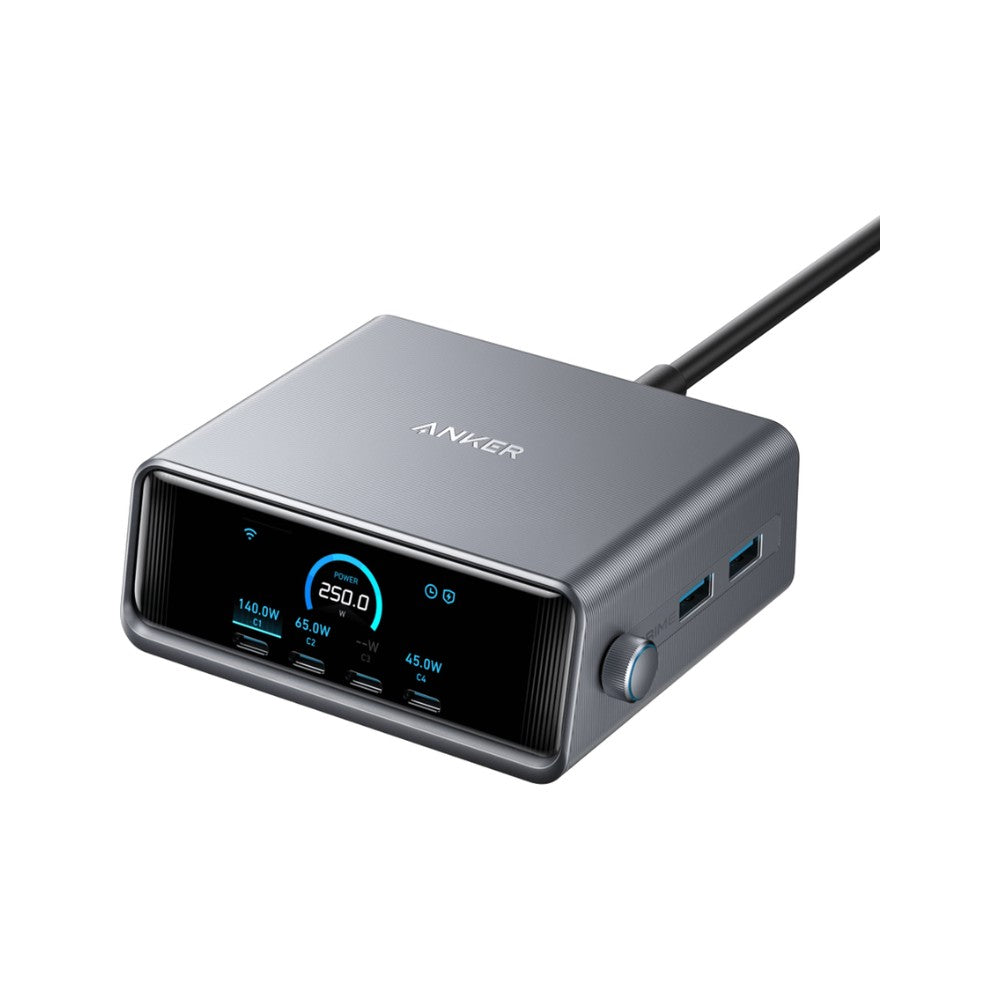 Chargers — Anker Prime Charger (250W, 6 Ports, GaNPrime)