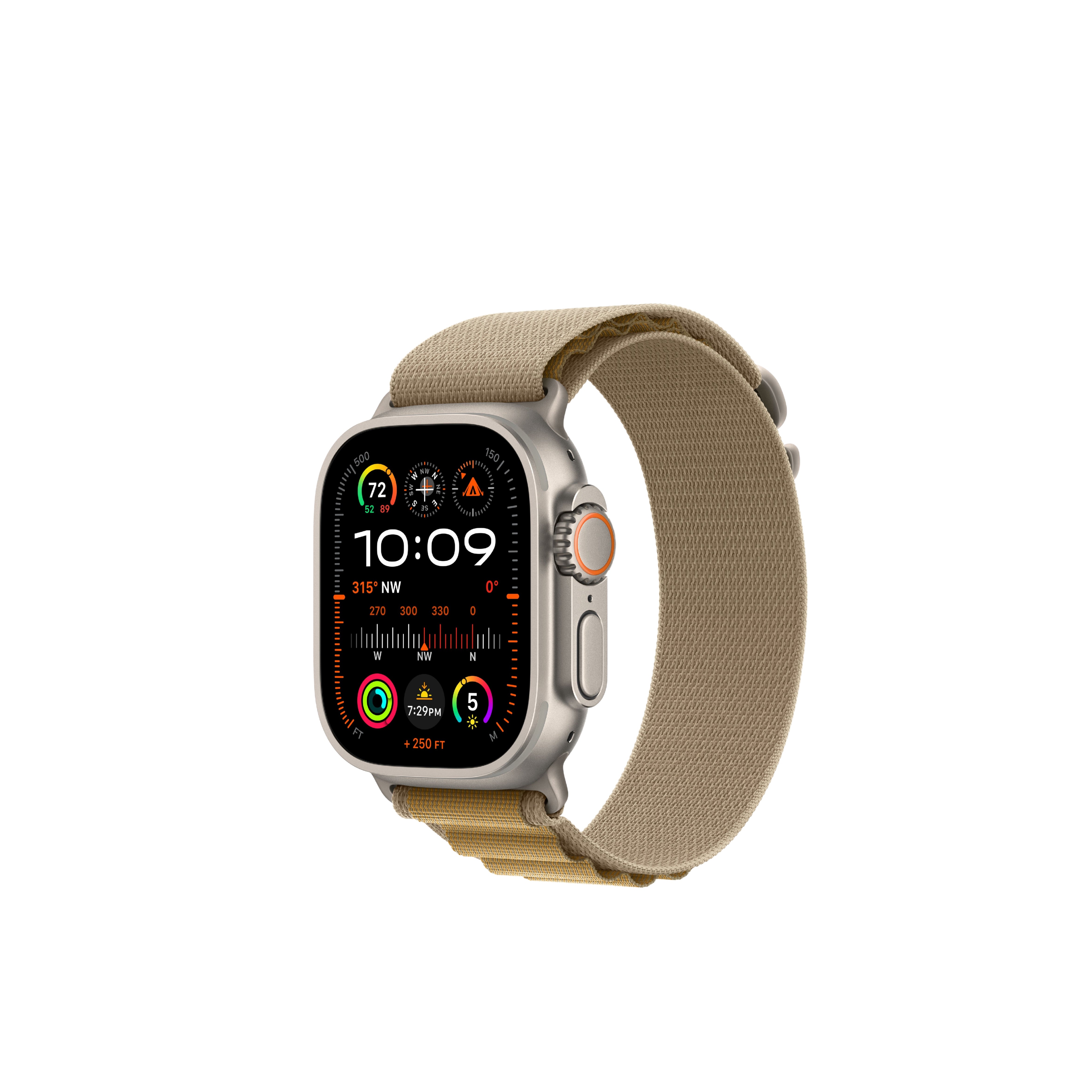 Apple Watch Ultra 2 Natural Titanium Case Alpine Loop.