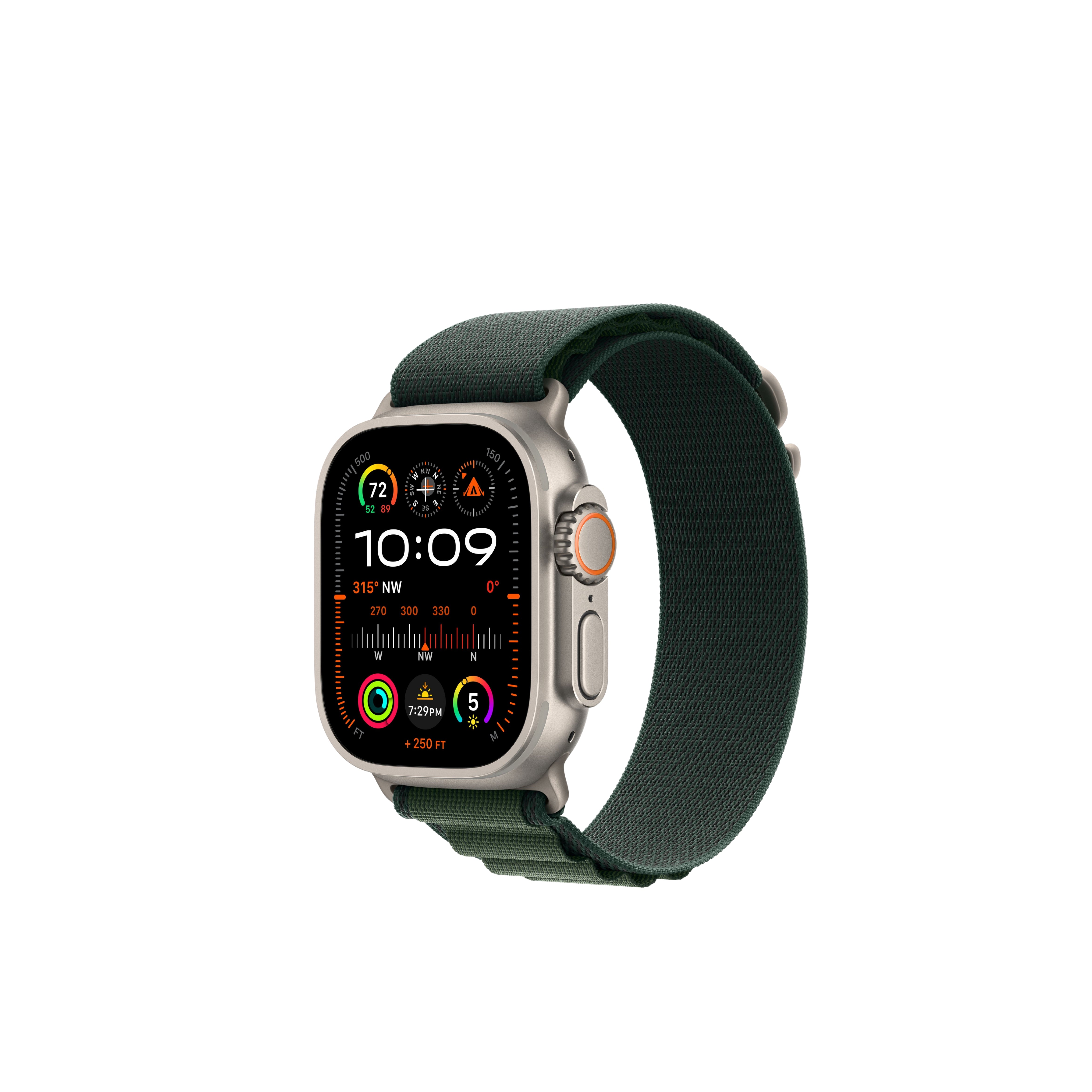 Apple Watch Ultra 2 Natural Titanium Case Alpine Loop.