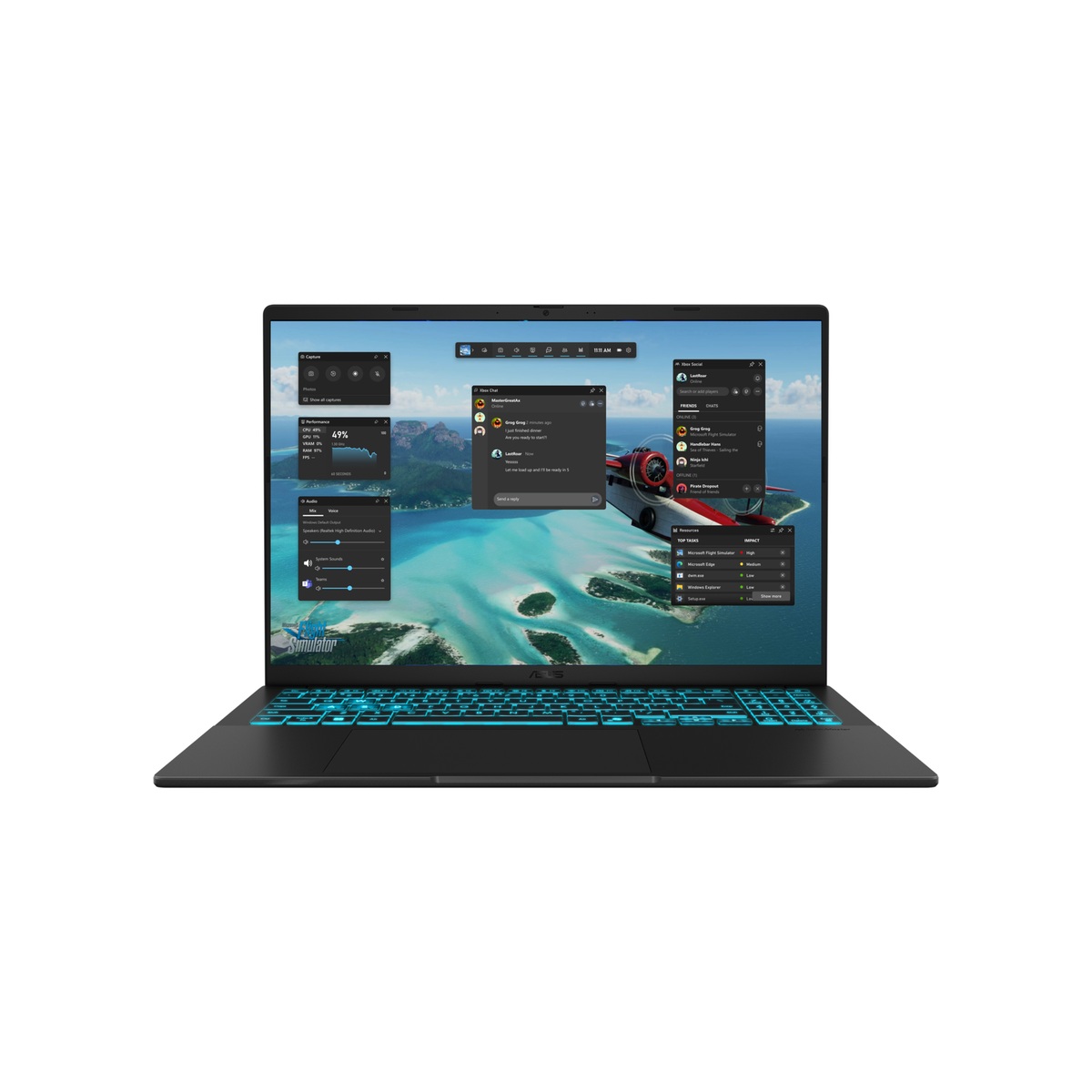 ASUS V16 (V3607N) Laptop Black