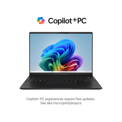 ASUS Vivobook S14 (M5406) Copilot+ PC Laptop Neutral Black