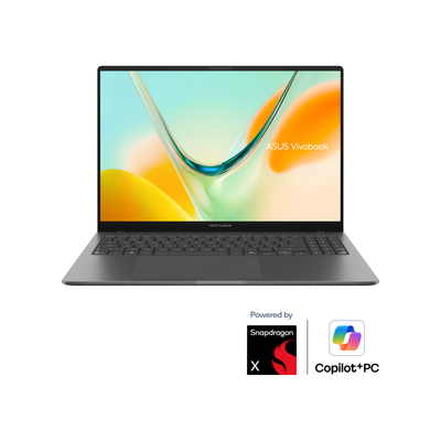 ASUS Vivobook S16 (S5608, Snapdragon) Copilot+ PC Laptop Matte Gray