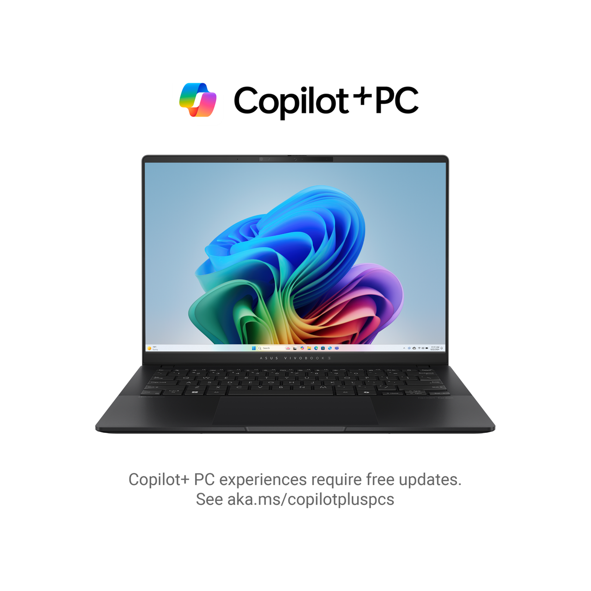 ASUS Vivobook S 14 (S5406) Copilot+ PC Laptop Neutral Black