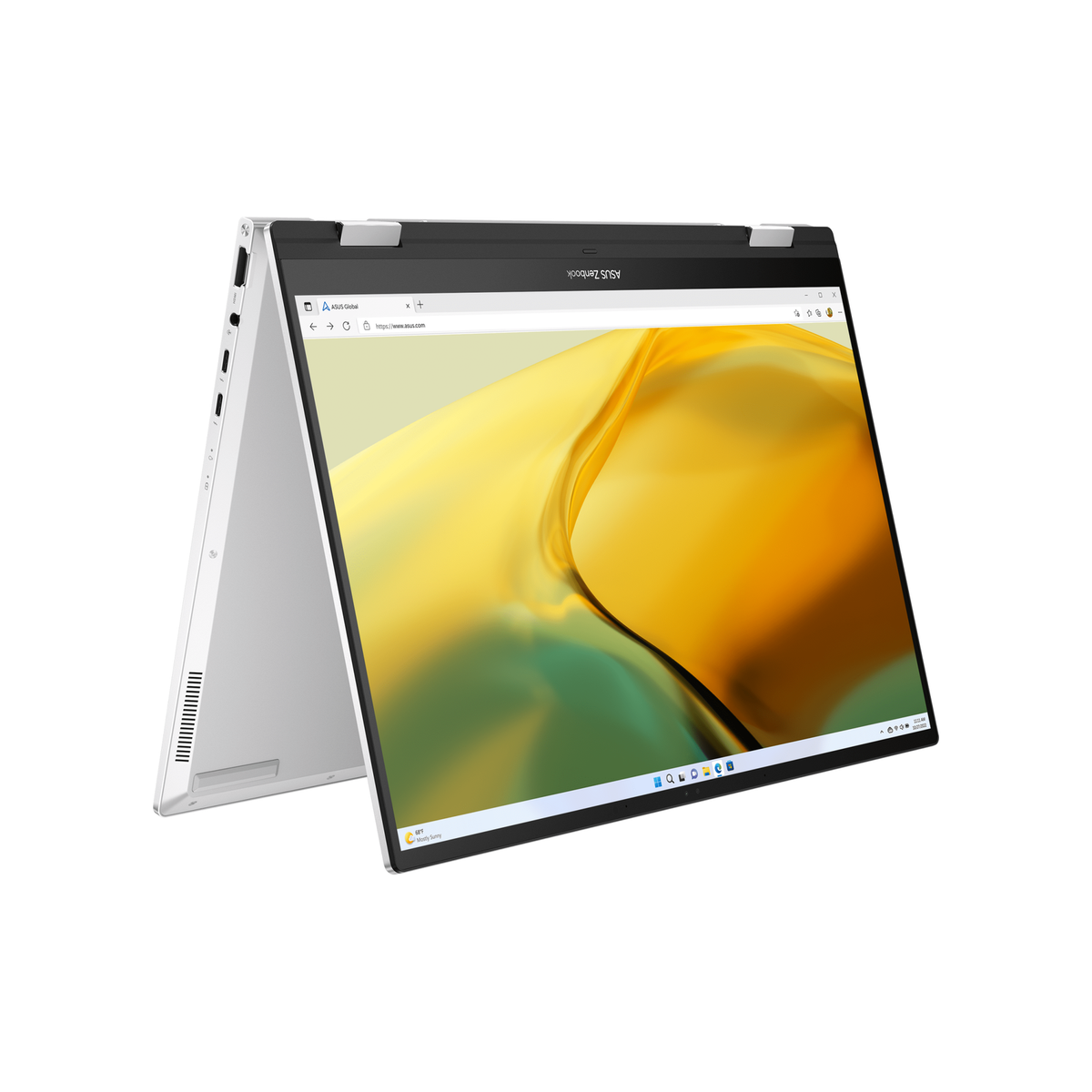 ASUS Zenbook 14 Flip OLED (UP3404) Laptop Foggy Silver