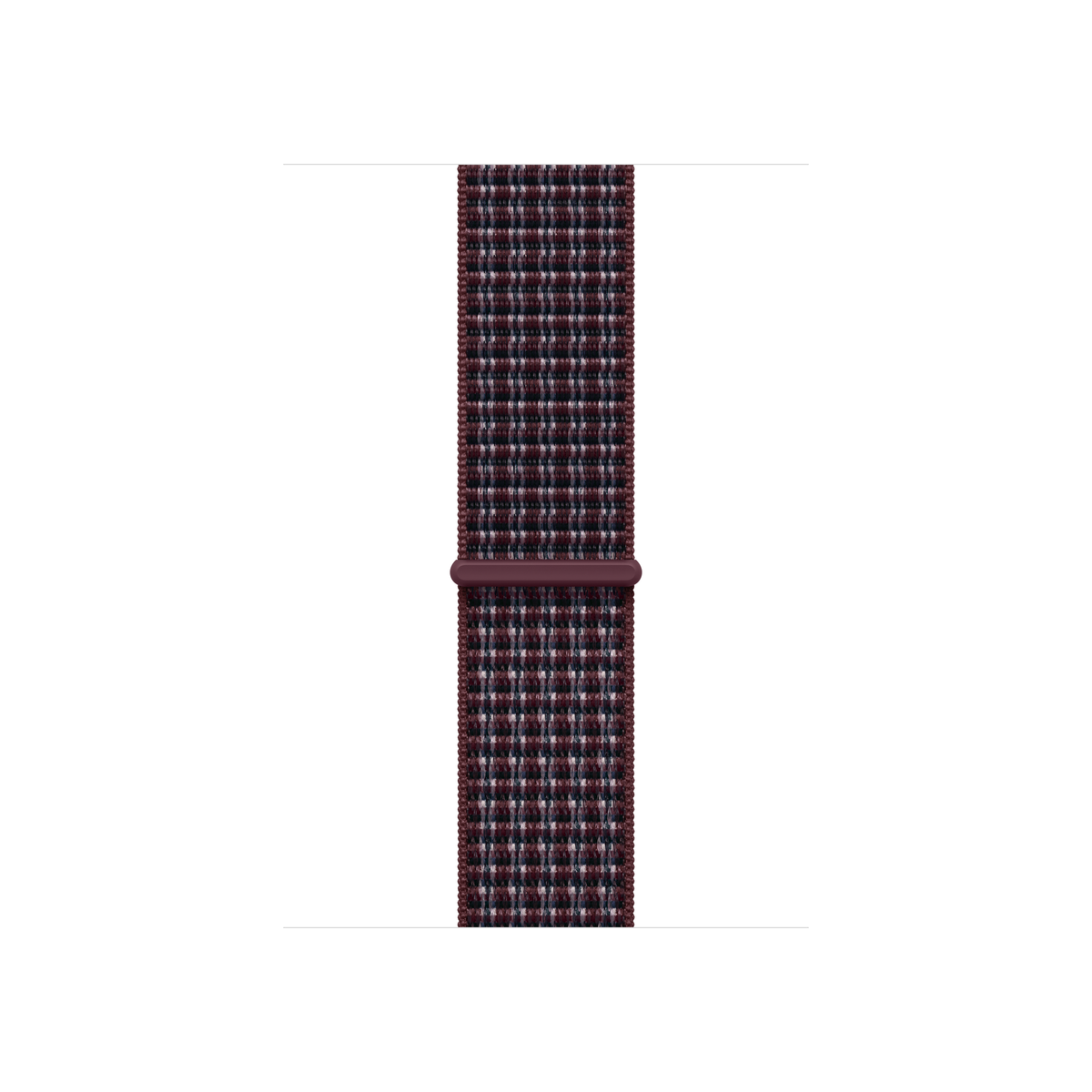 Apple Watch Series 12 — Aluminium 46mm, Sport Loop Burgundy Plaid