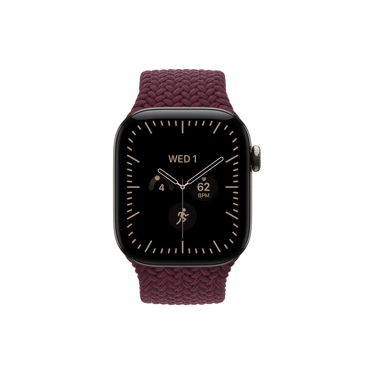 Apple Watch Series 12 — Titanium, Braided Solo Loop