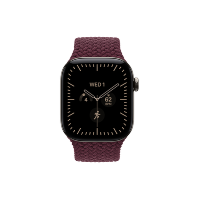 Apple Watch Series 12 — Titanium, Braided Solo Loop