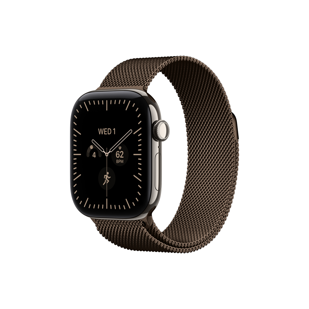 Apple Watch Series 12 — Titanium, Milanese Loop