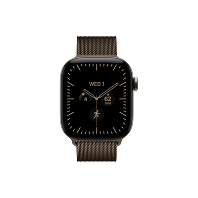 Apple Watch Series 12 — Titanium, Milanese Loop