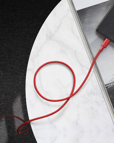 Anker 331 USB-C to Lightning Cable Red