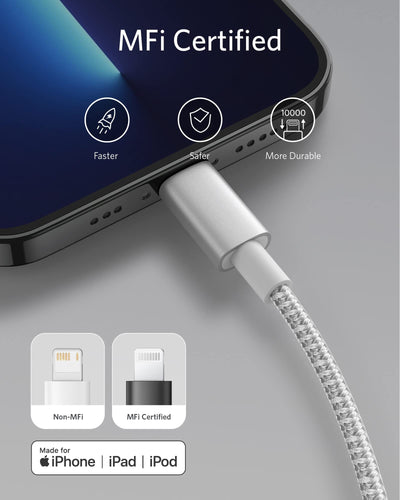 Anker 331 USB-C to Lightning Cable Silver