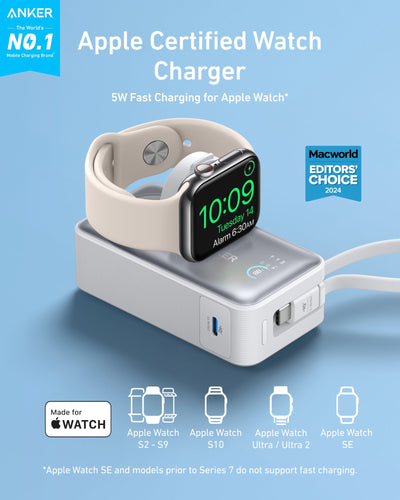 Anker MagGo Power Bank (10,000mAh, 35W) Aurora White