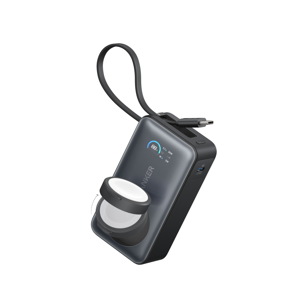 Anker MagGo Power Bank (10,000mAh, 35W) Black Stone