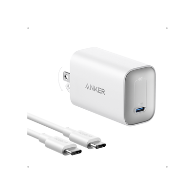 Anker Nano Charger (100W) with USB-C Cable Shell White