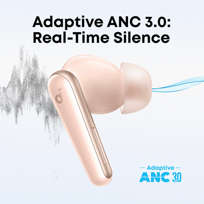 Anker Soundcore Liberty 5 ANC Earbuds Apricot