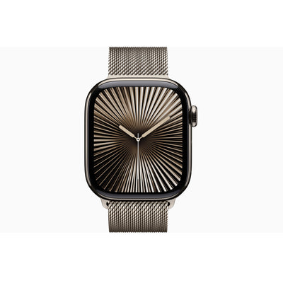 Apple Watch Series 10 42mm Titanium Case Milanese Loop