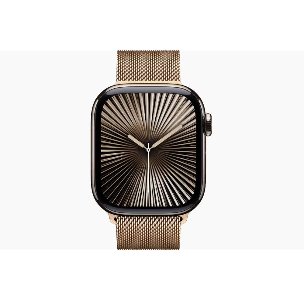 Apple Watch Series 10 42mm Titanium Case Milanese Loop