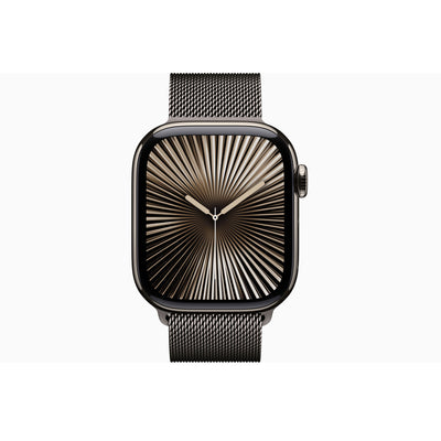 Apple Watch Series 10 42mm Titanium Case Milanese Loop