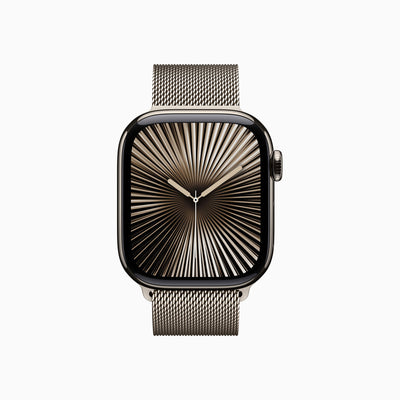 Apple Watch Series 10 42mm Titanium Case Milanese Loop