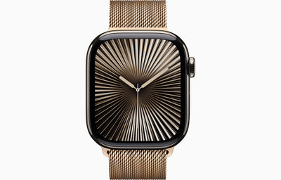 Apple Watch Series 10 46mm Titanium Case Milanese Loop